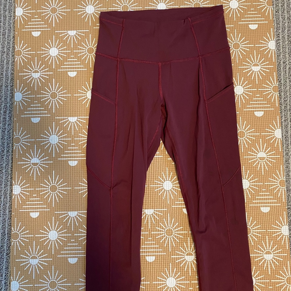 Size 4 Lululemon Fast and Free High-Rise Crop 19”